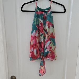 Bar III Multicolor Floral Camisole Top
